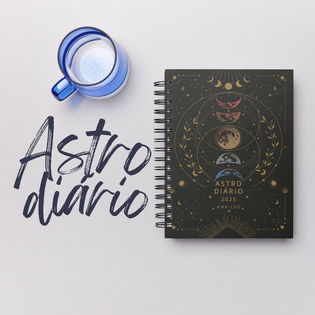 🌝 AstroDiário 2025 - Espiral • Agenda Astrológica (Planner Astral)✨