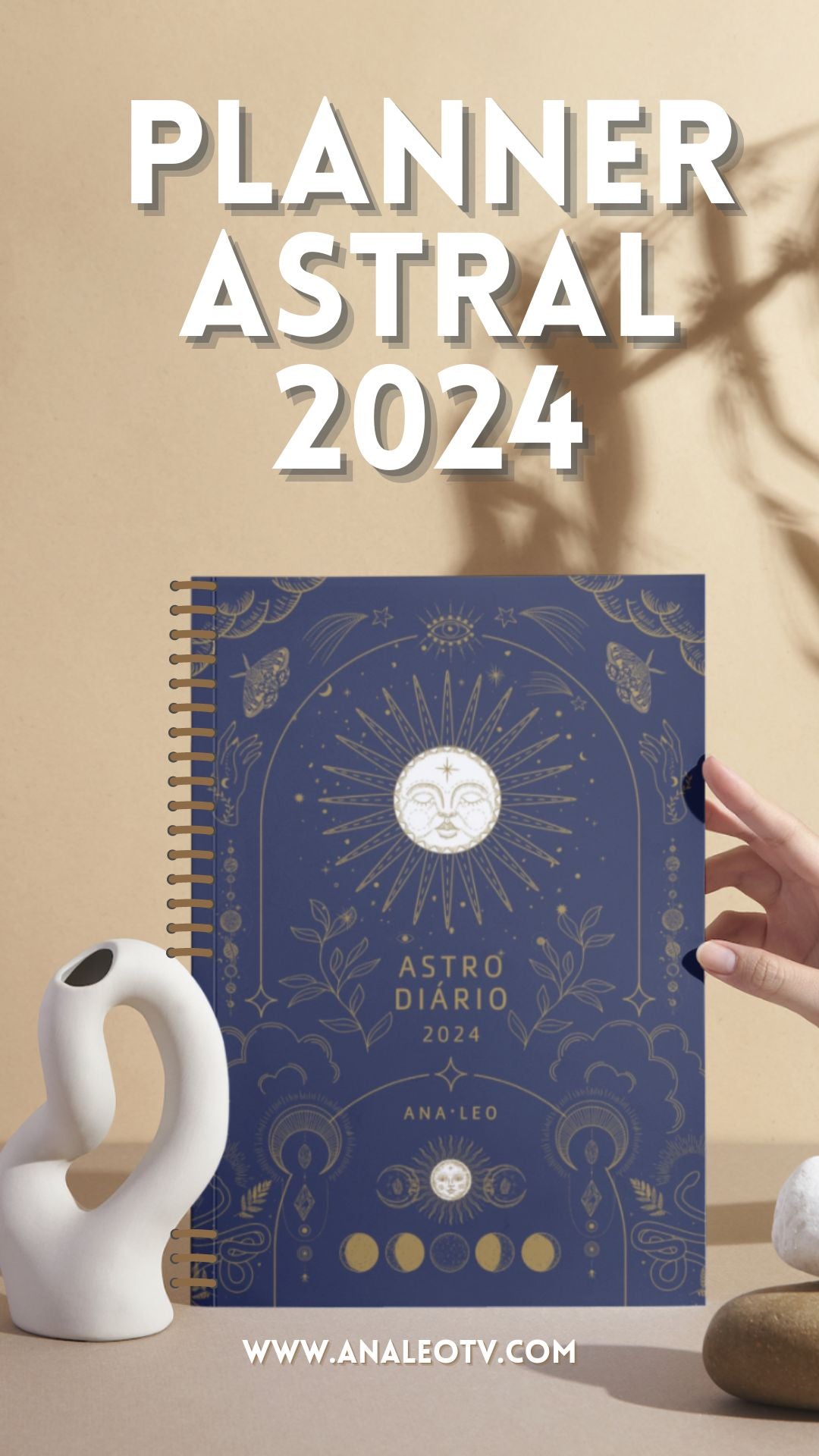Agenda Astrológica 2024 - Espiral Diário Astrológico & Planner Astral