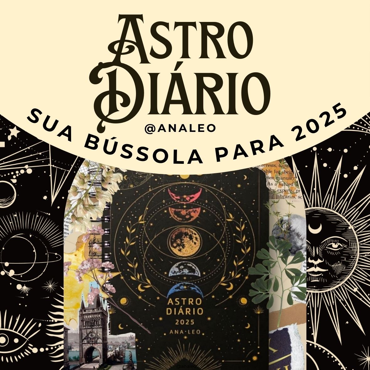 🌝 AstroDiário 2025 - Espiral • Agenda Astrológica (Planner Astral)✨